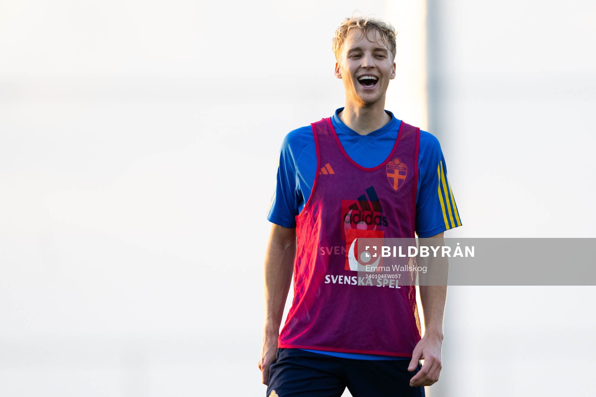 Victor Larsson of the Swedish men's football national team