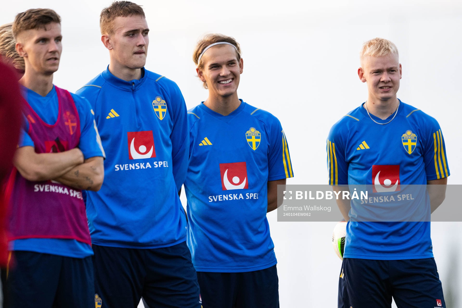 Markus Karlsson of the Swedish men's football national team