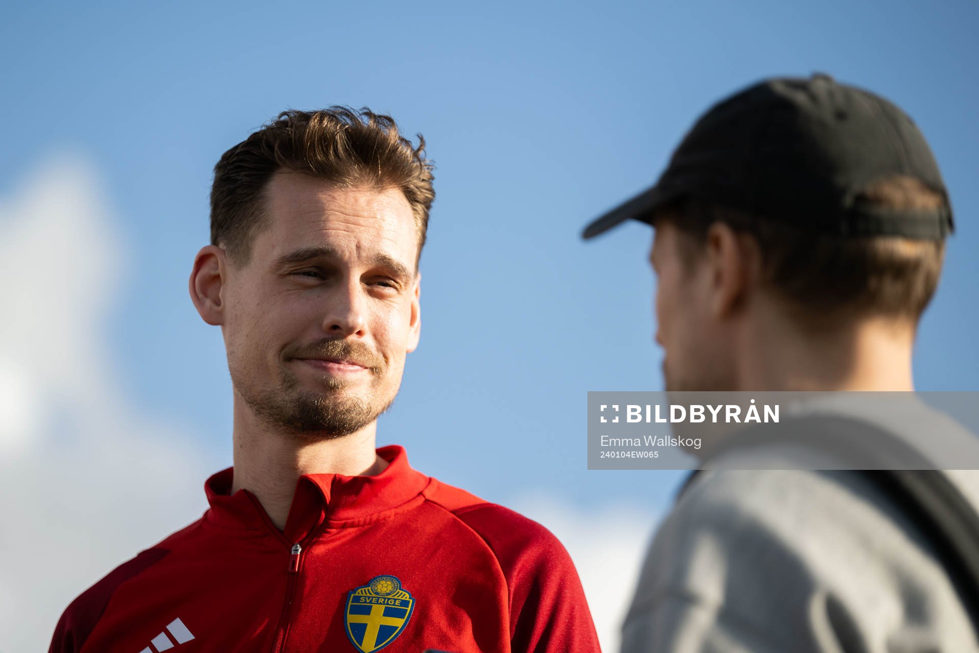 Interim coach Daniel Bäckström of the Swedish men's