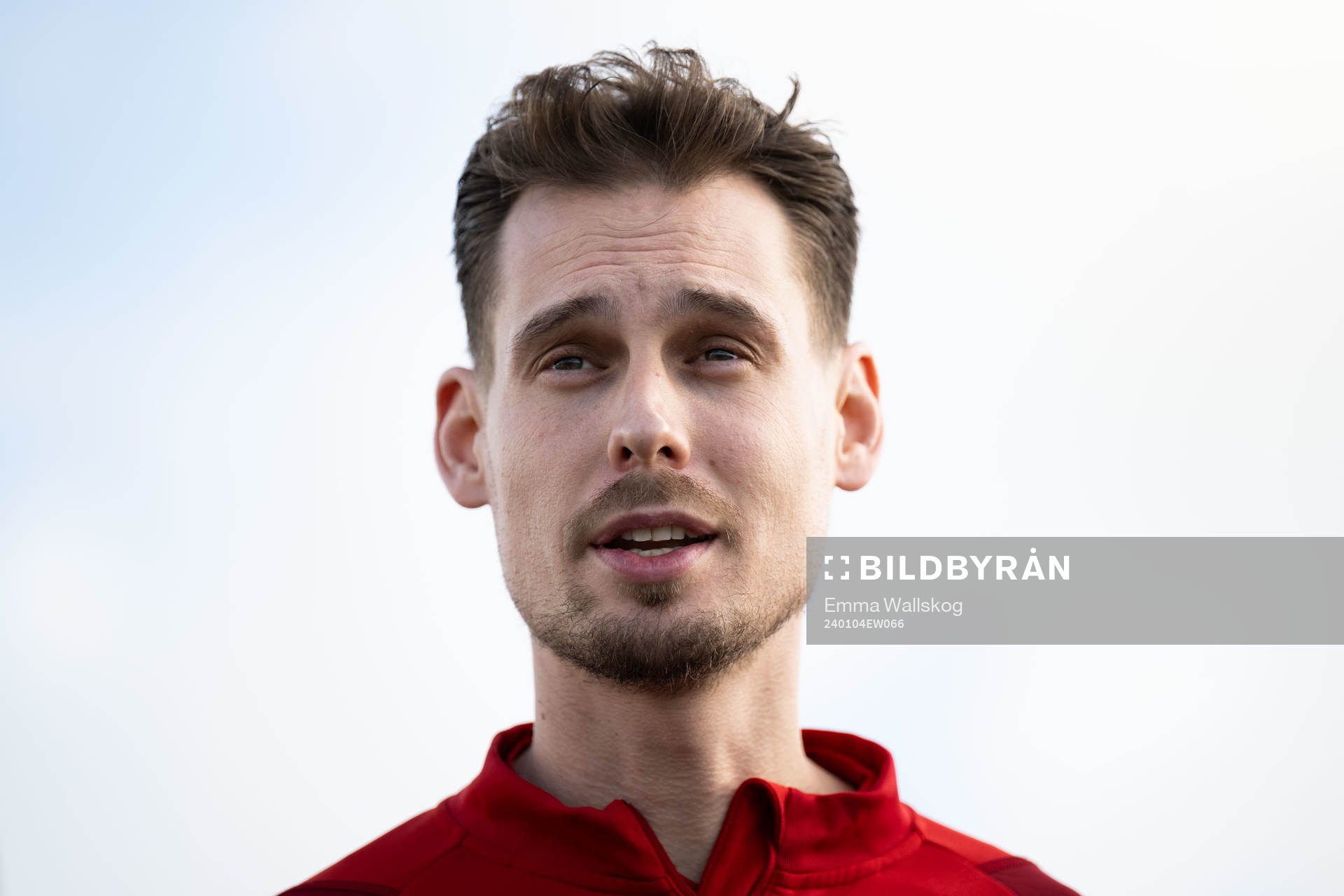 Interim coach Daniel Bäckström of the Swedish men's