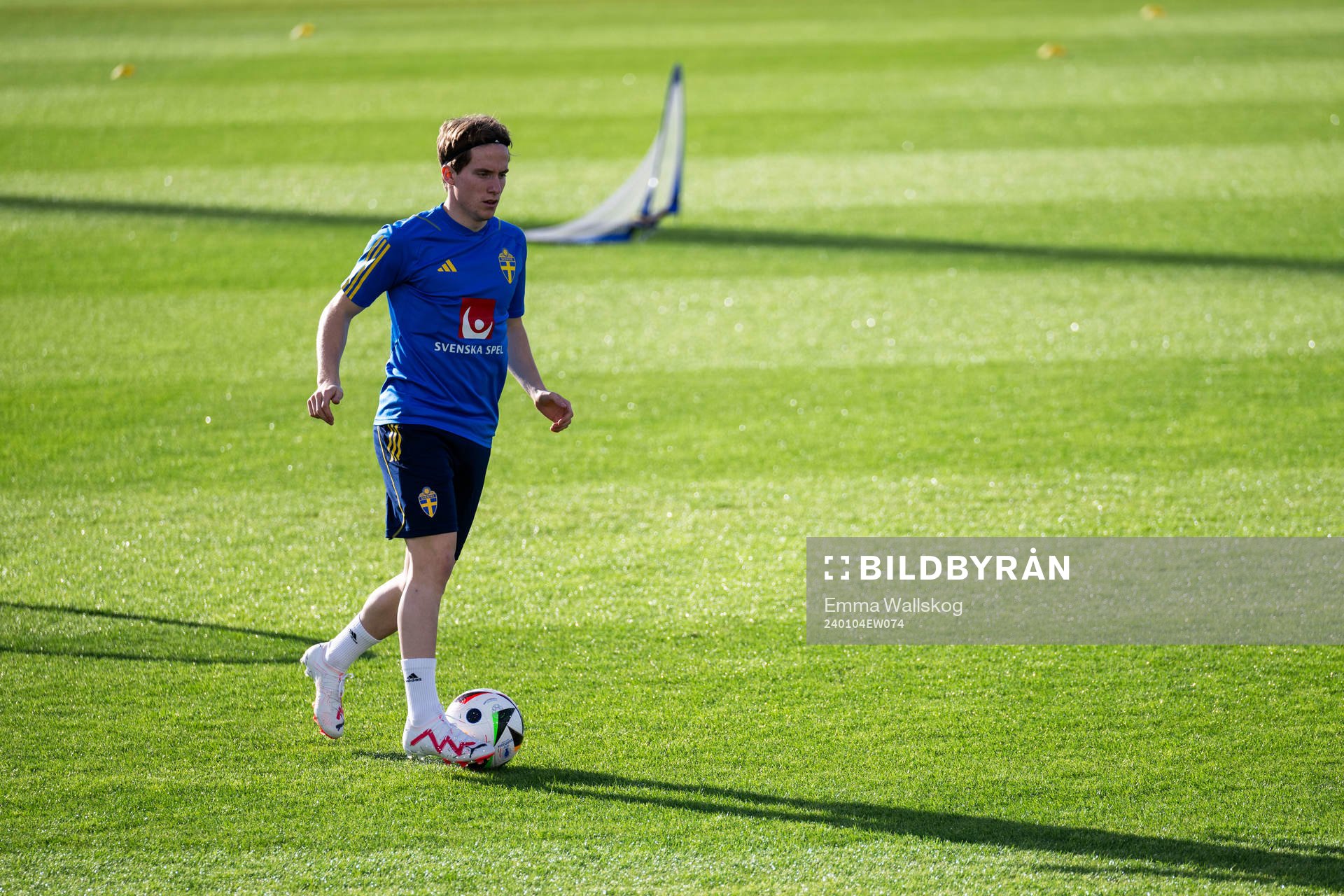 Johan Karlsson of the Swedish men's football national team