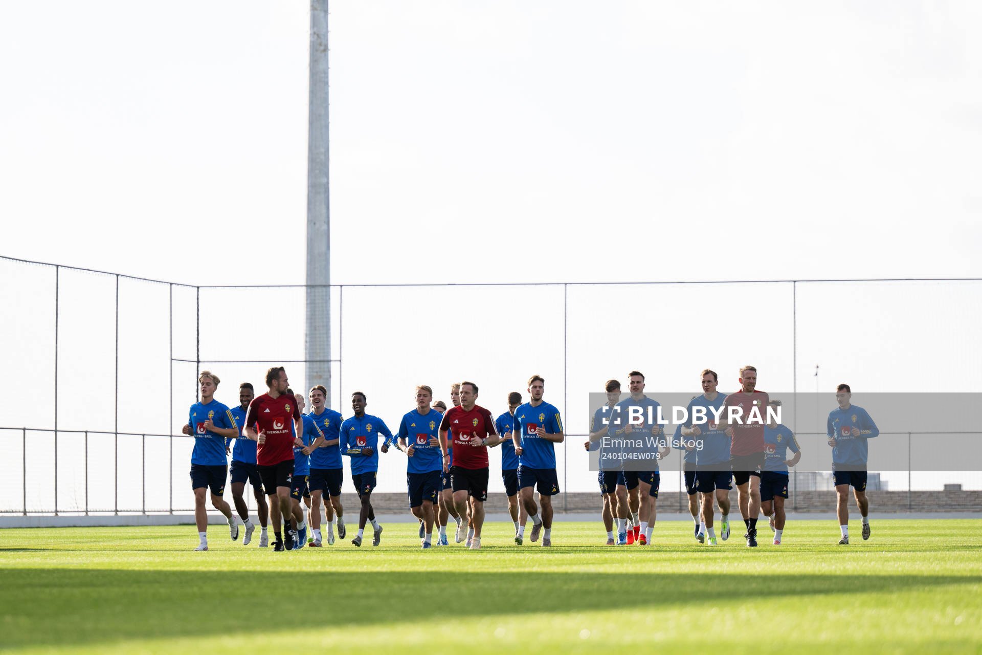 Players of the Swedish men's football national team at a