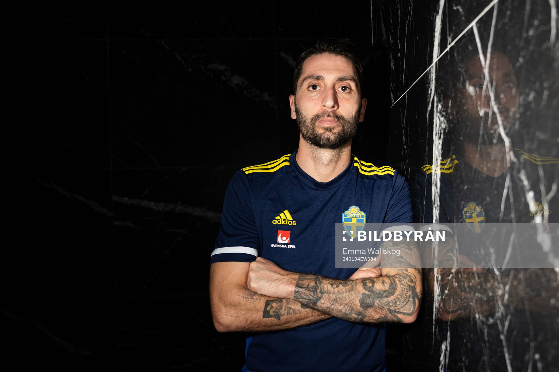Nahir Besara of the Swedish men's football national team