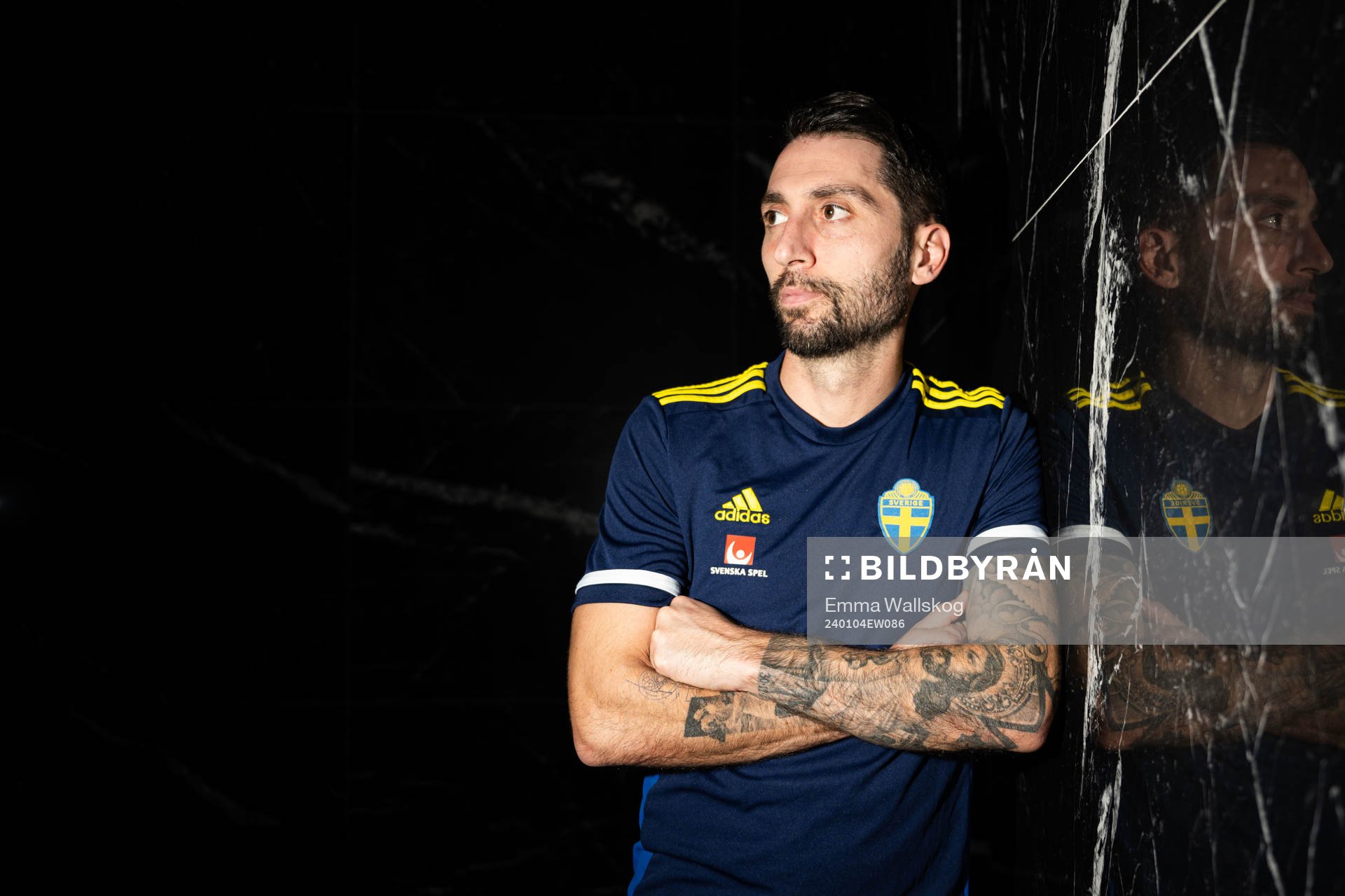 Nahir Besara of the Swedish men's football national team