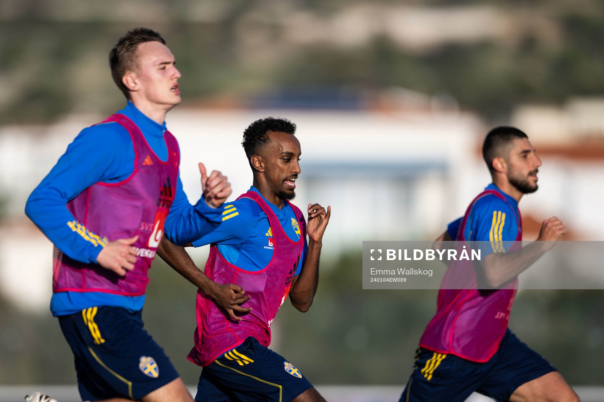Jesper Tolinsson, Taha Ali and Rami Al Hajj of the Swedish