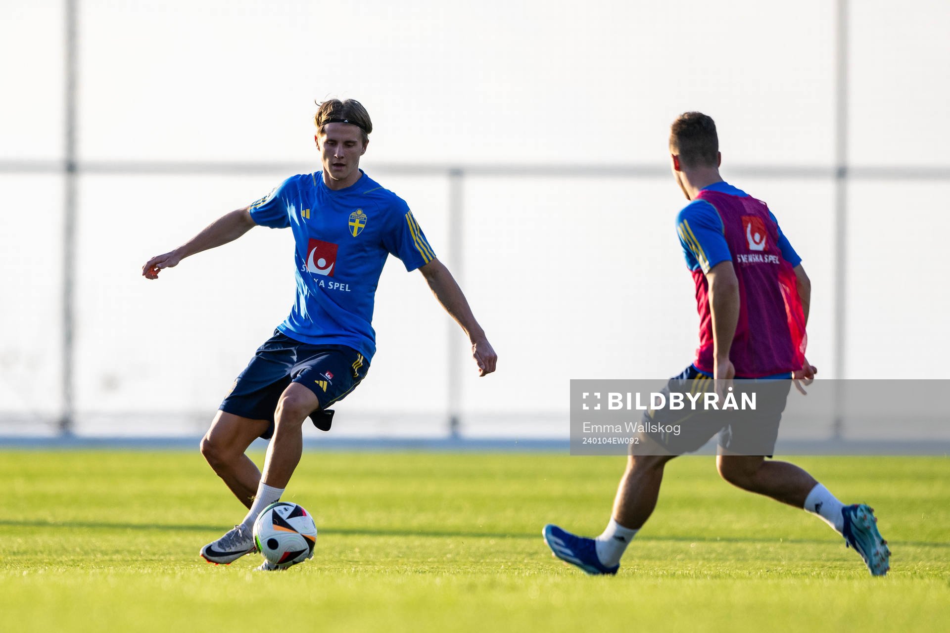 Erik Ahlstrand of the Swedish men's football national team