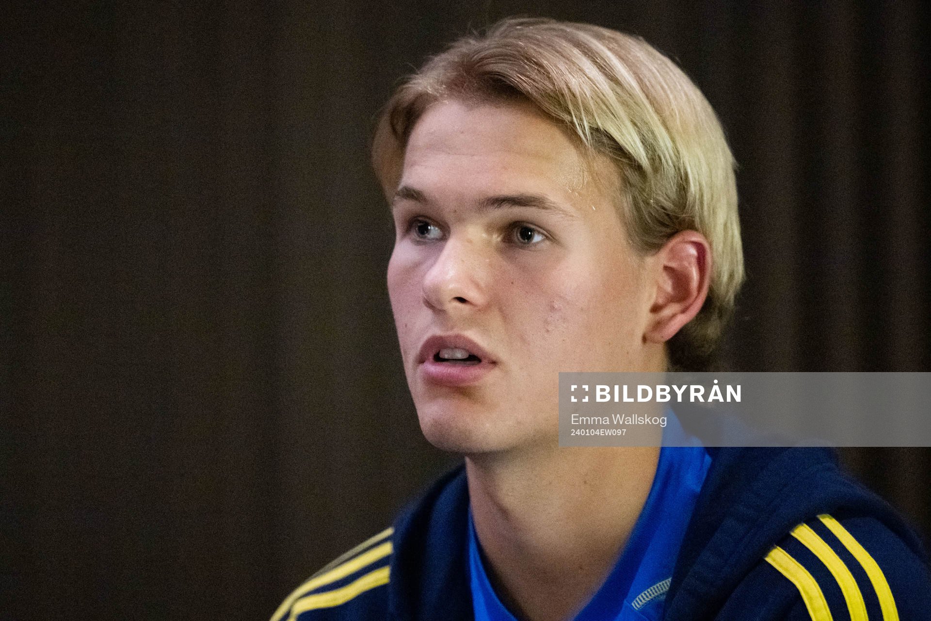Markus Karlsson of the Swedish men's football national team