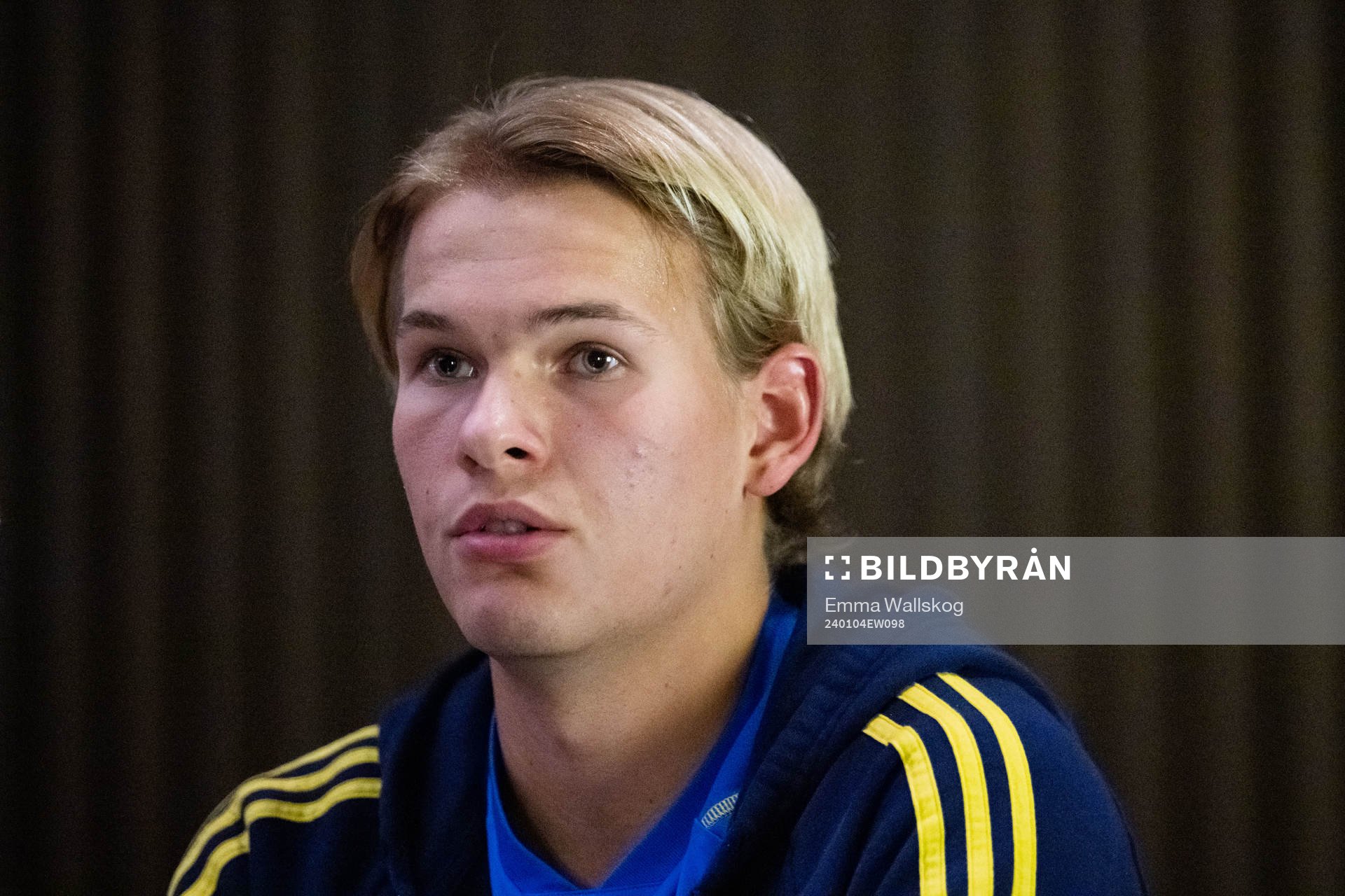Markus Karlsson of the Swedish men's football national team