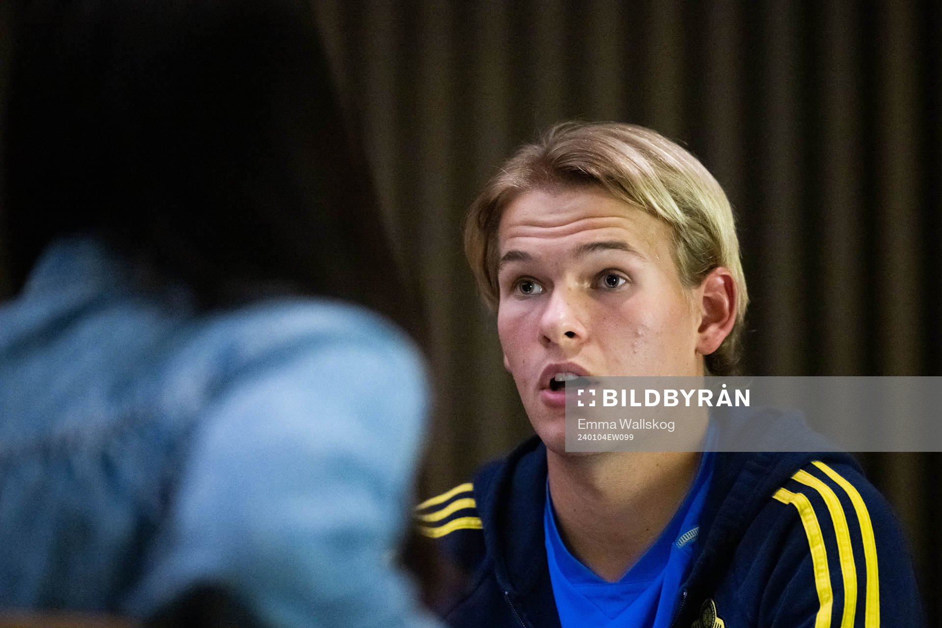 Markus Karlsson of the Swedish men's football national team
