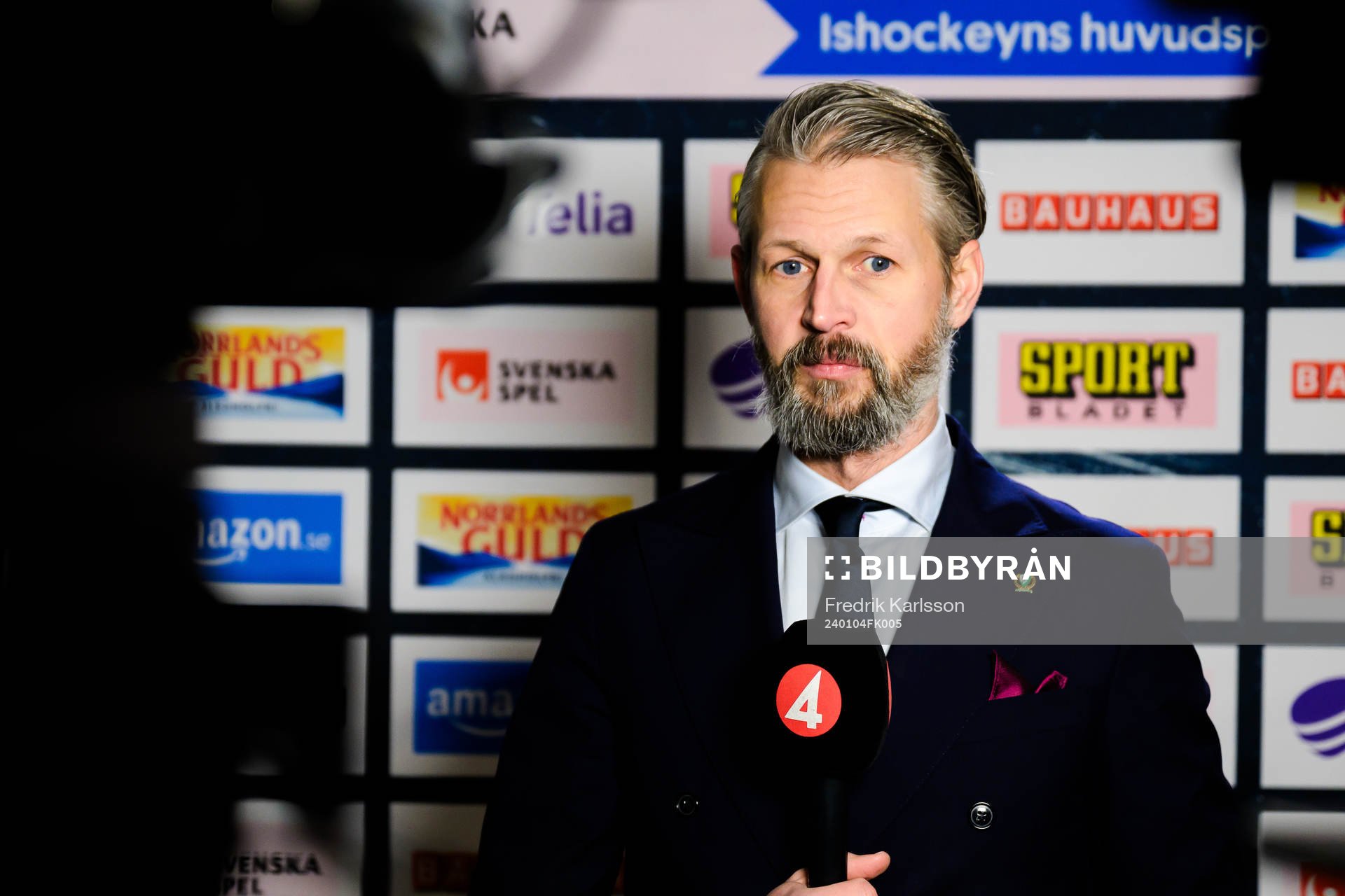 Färjestads sportdirektör Rickard Wallin