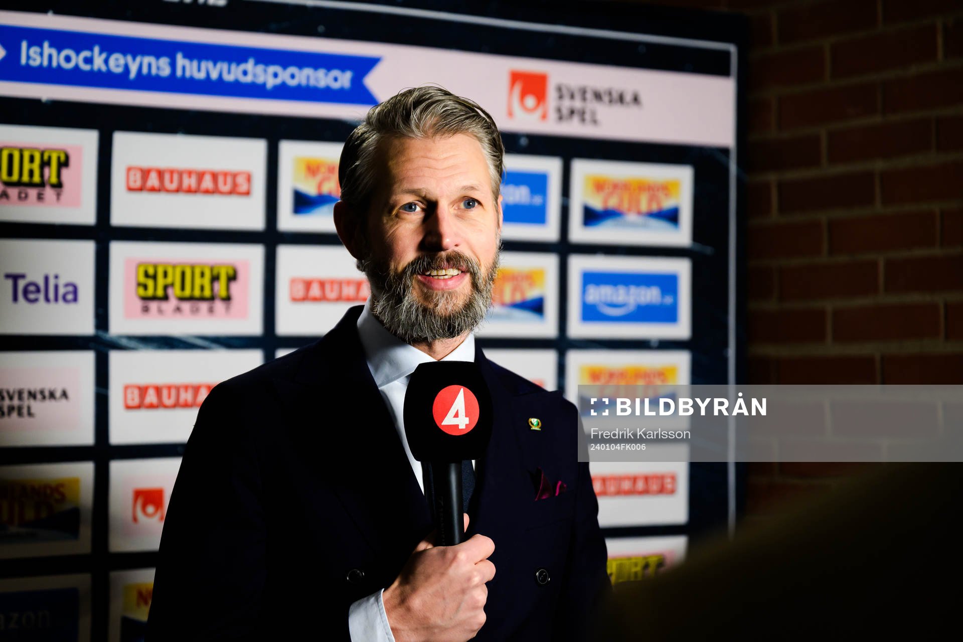 Färjestads sportdirektör Rickard Wallin
