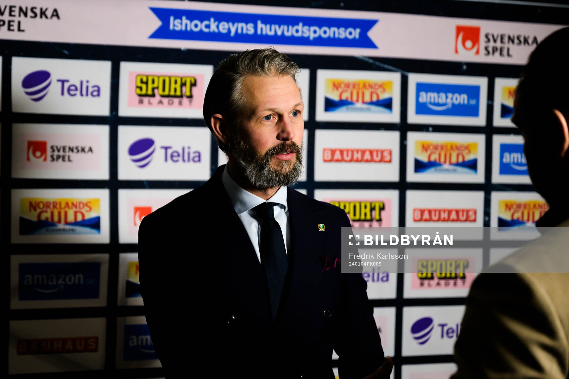 Färjestads sportdirektör Rickard Wallin