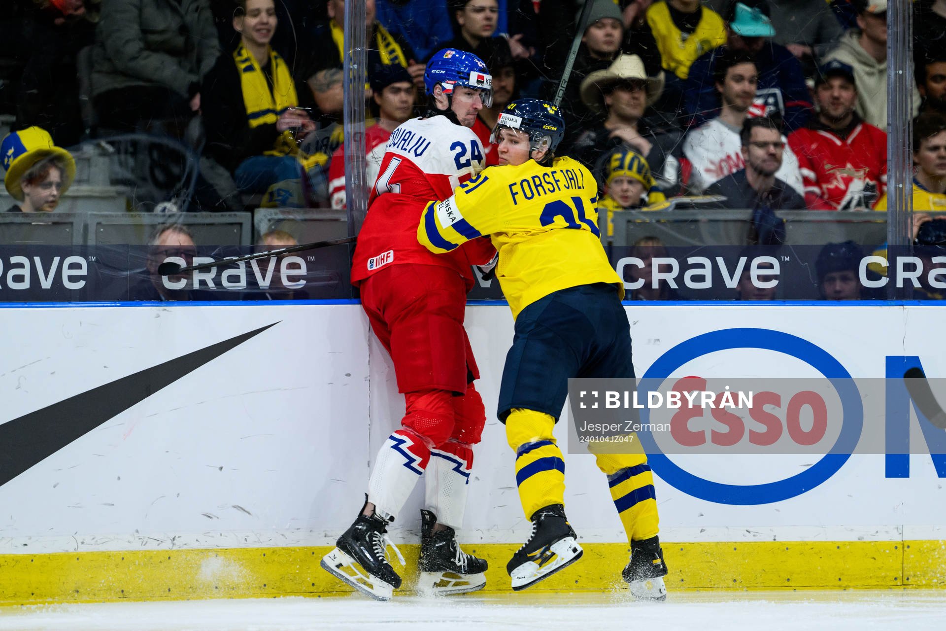 Matyas Sapovaliv of Czech Republic and Zeb Forsfjäll of