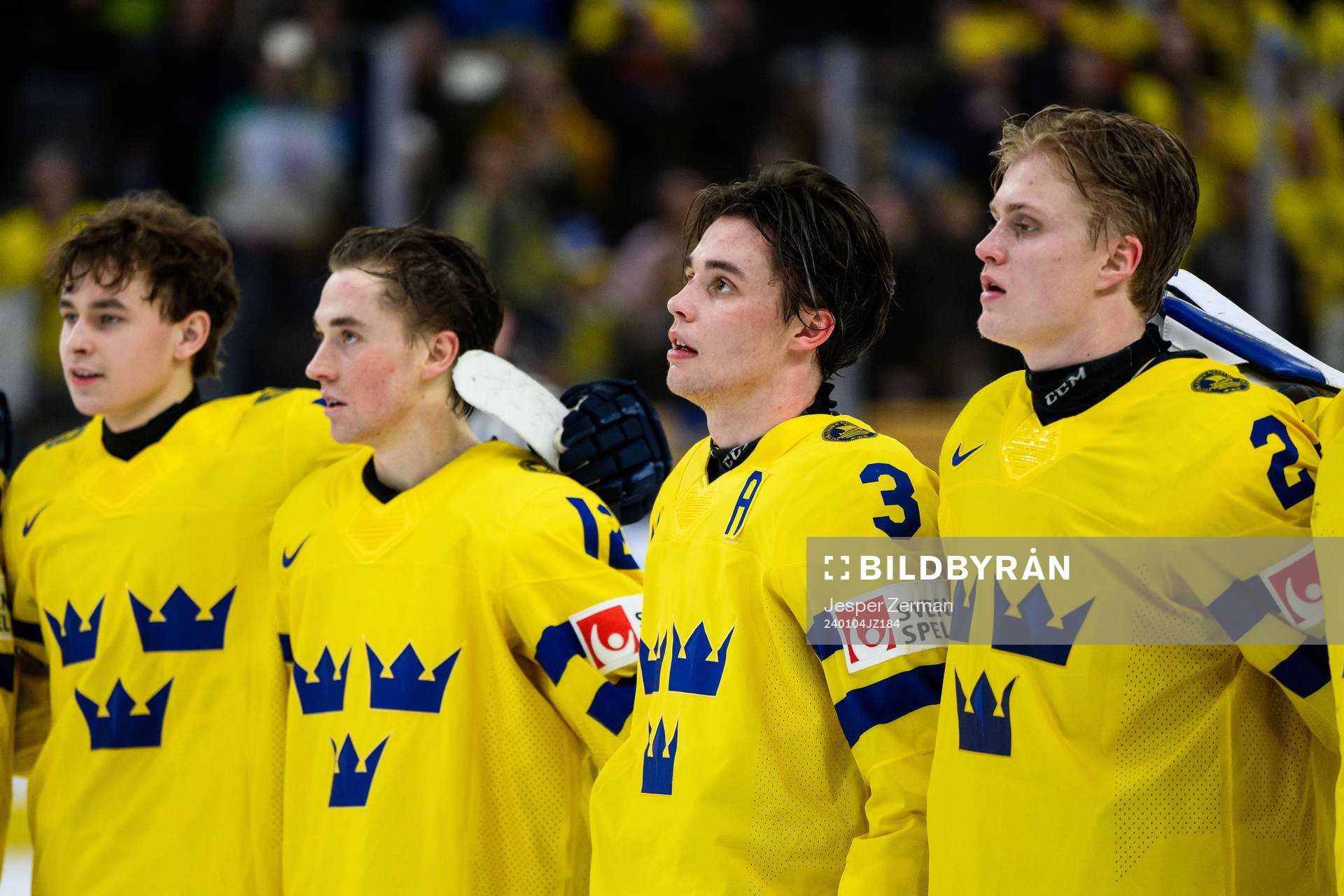 Felix Unger Sörum, Noah Östlund, Elias Salomonsson and