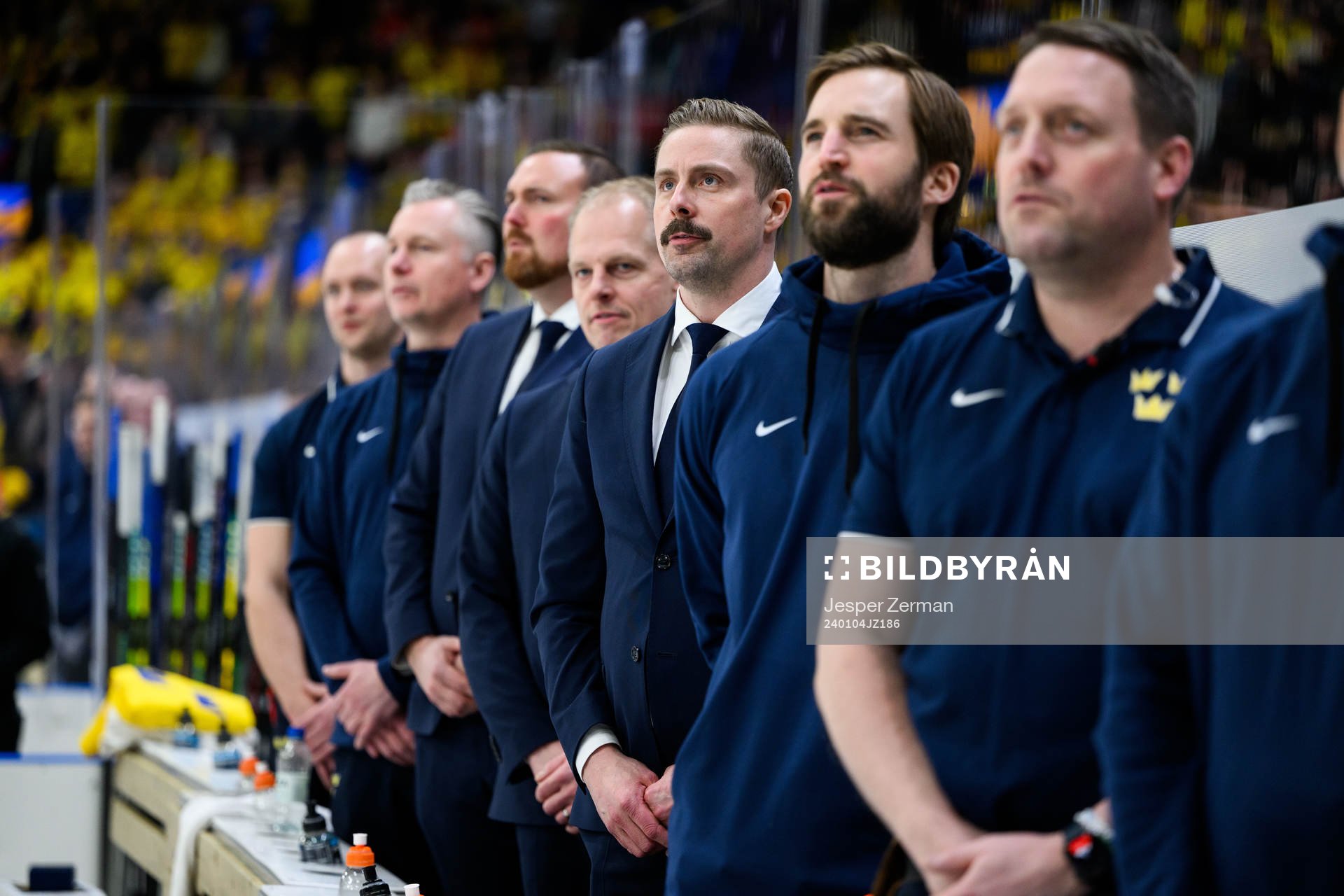 Assistant coach Pierre Johnsson of Sweden