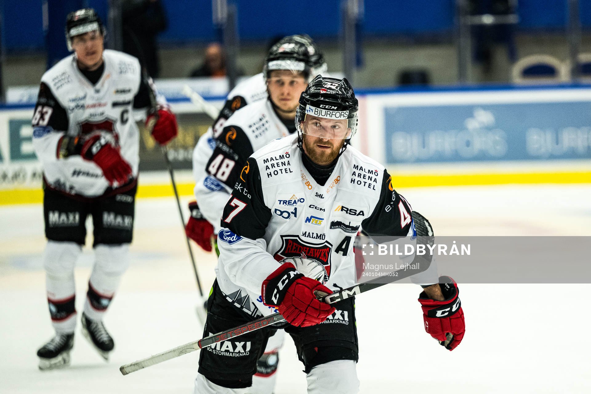 Malmö Redhawks Joakim Ryan jublar
