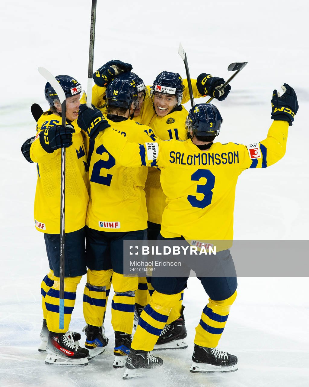 Axel Sandin-Pellikka of Sweden celebrates with Noah