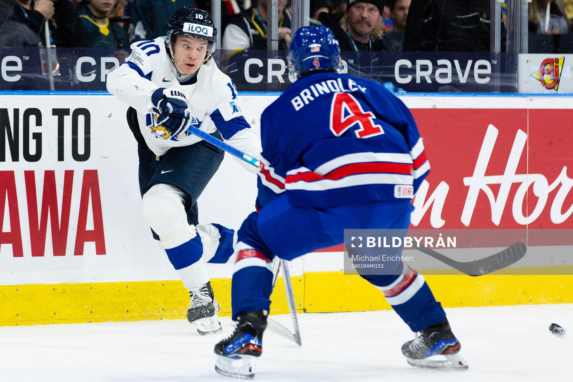 Emil Pieniniemi of Finland and Gavin Brindley of USA