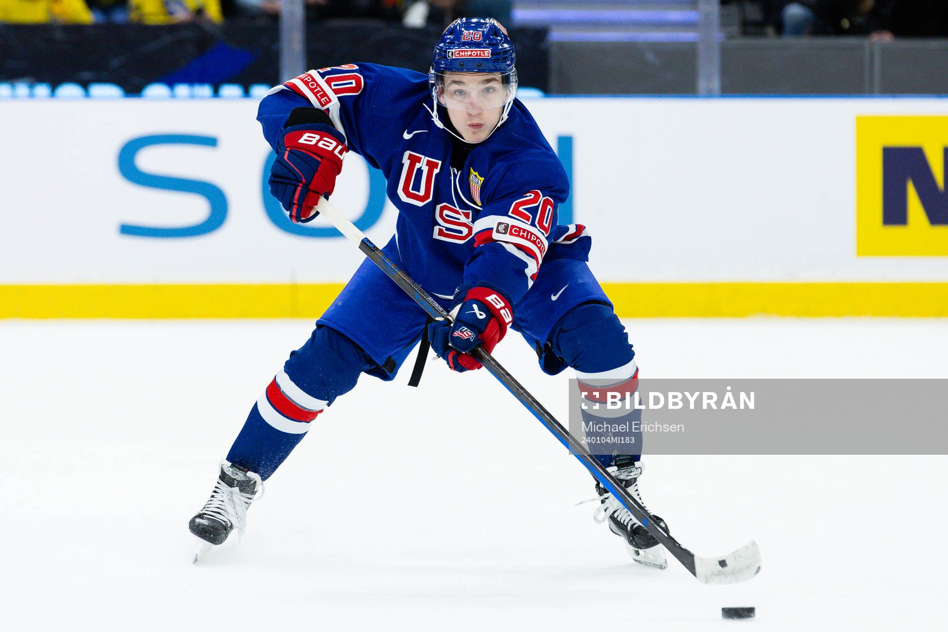 Lane Hutson of USA