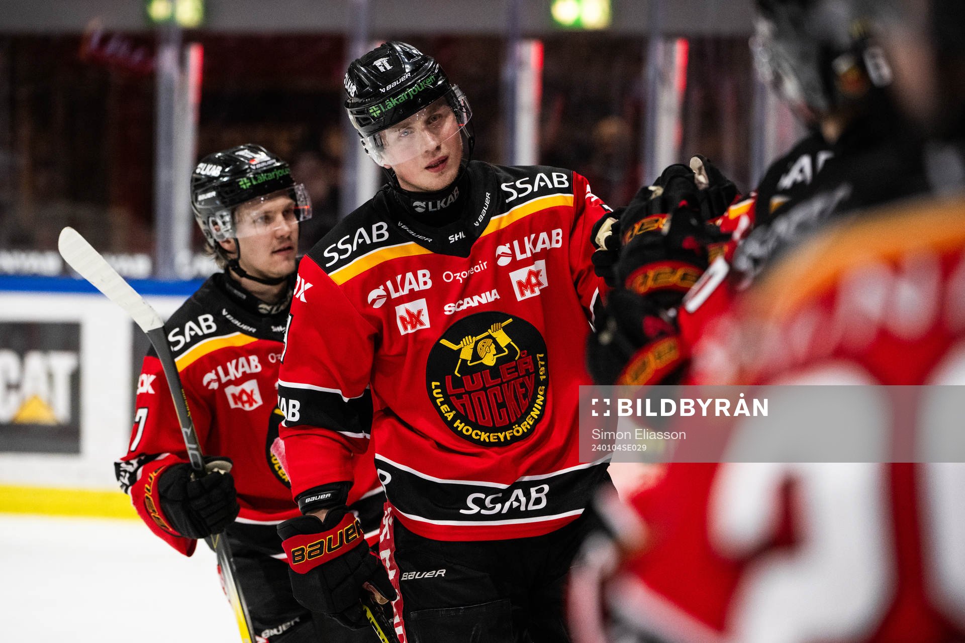 Luleås Jonas Berglund jublar