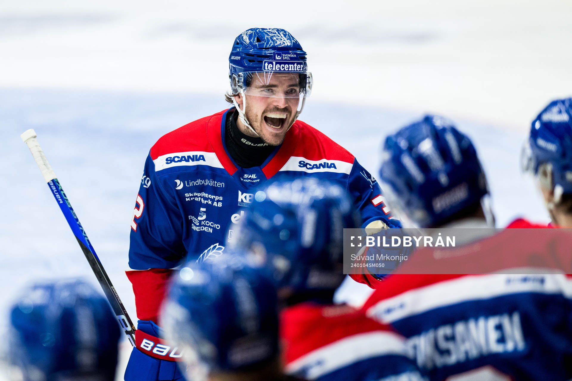 Oskarshamns Oscar Engsund jublar