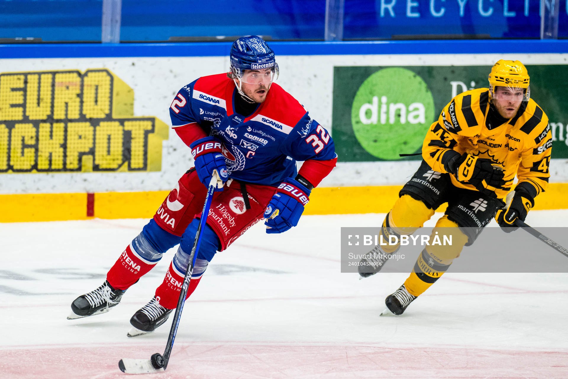 Oskarshamns Oscar Engsund och Skellefteås Filip Sandberg