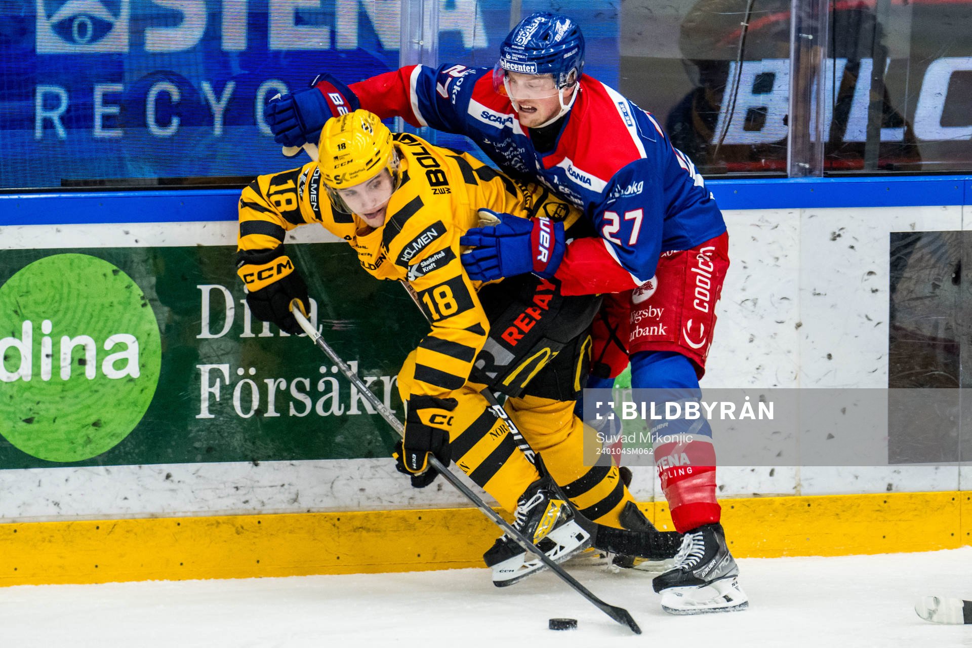 Skellefteås Elias Stenman och Oskarshamns Austin Wagner