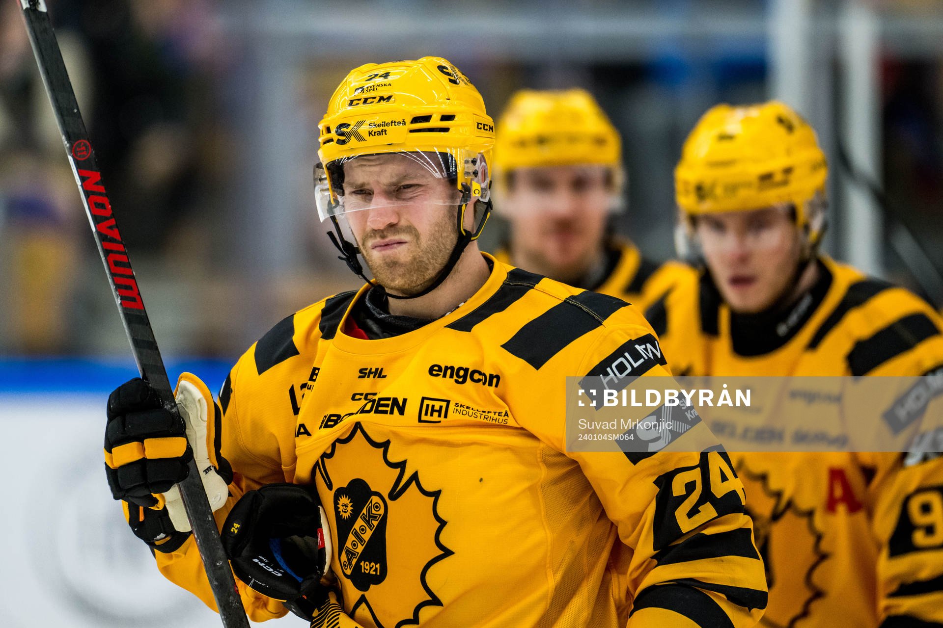 Skellefteås Oscar Lindberg har ont