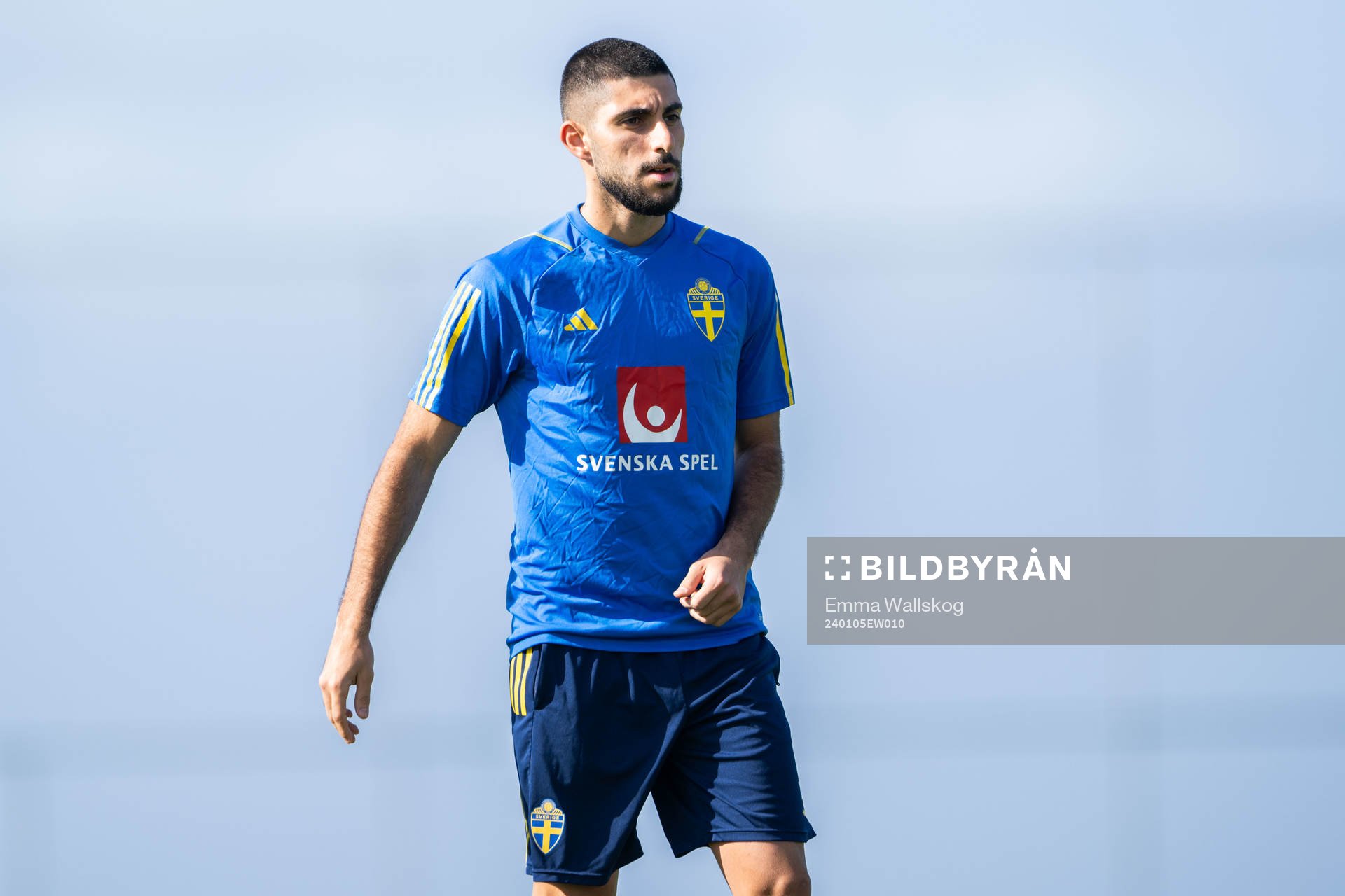Rami Al Hajj of the Swedish men's football national team at