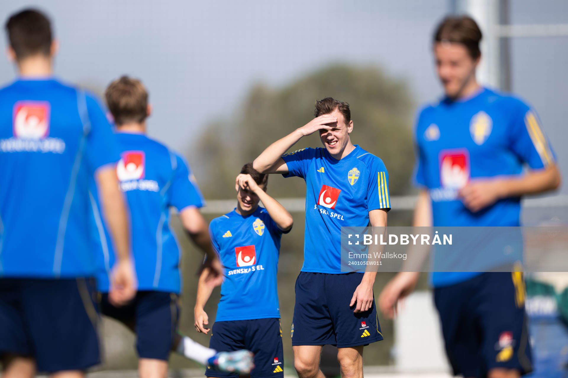 Adam Carlén of the Swedish men's football national team at