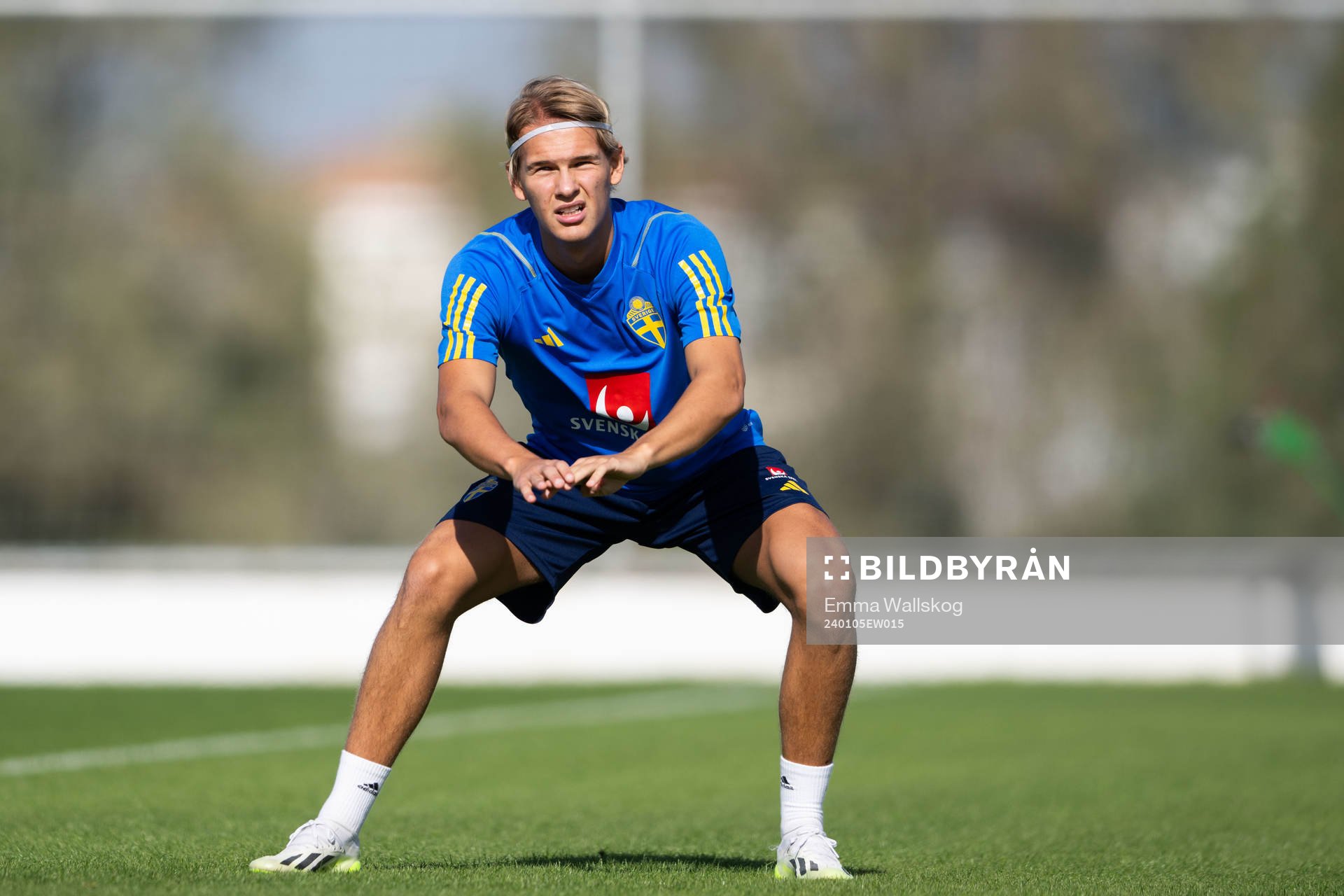Markus Karlsson of the Swedish men's football national team