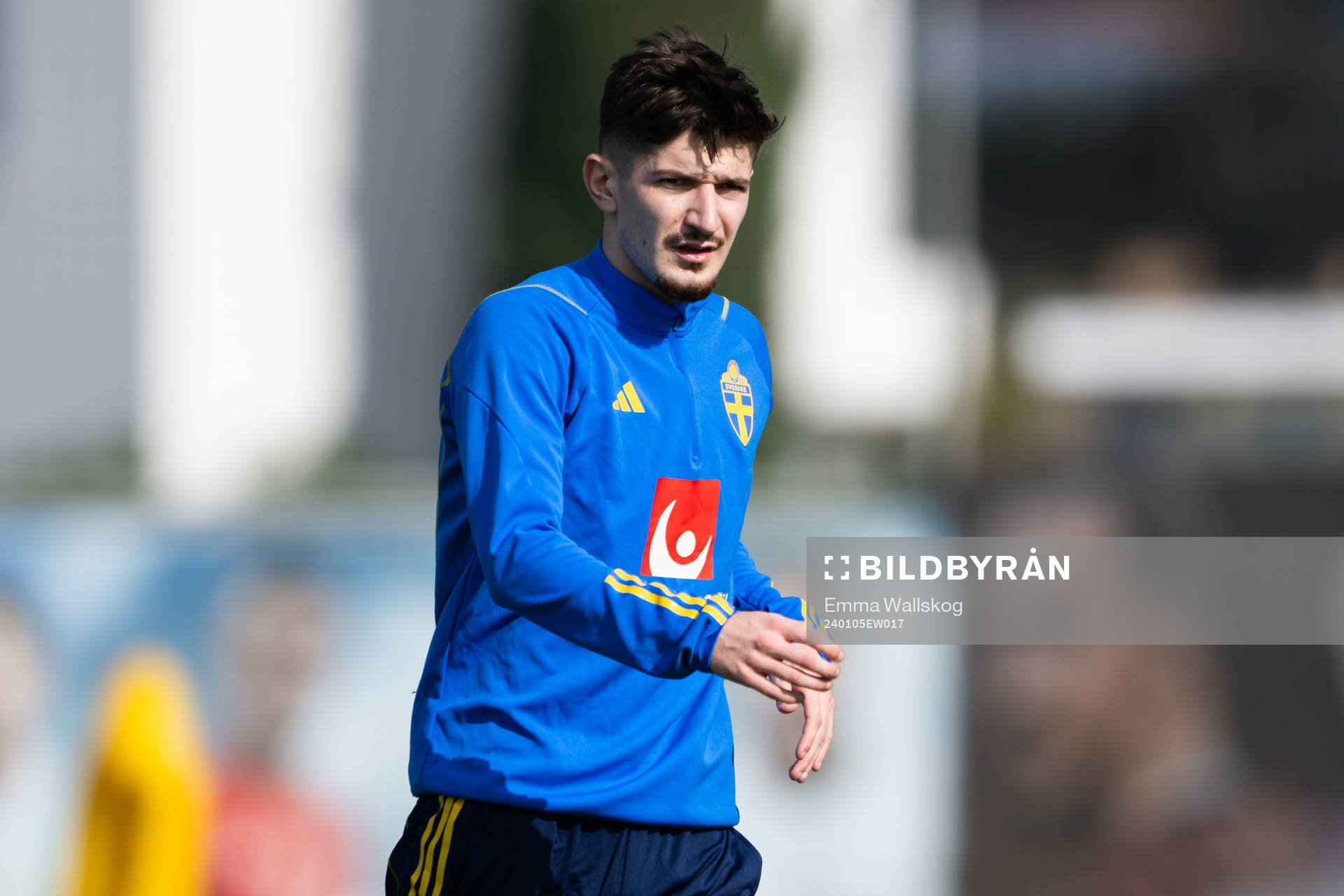 Armin Gigovic of the Swedish men's football national team
