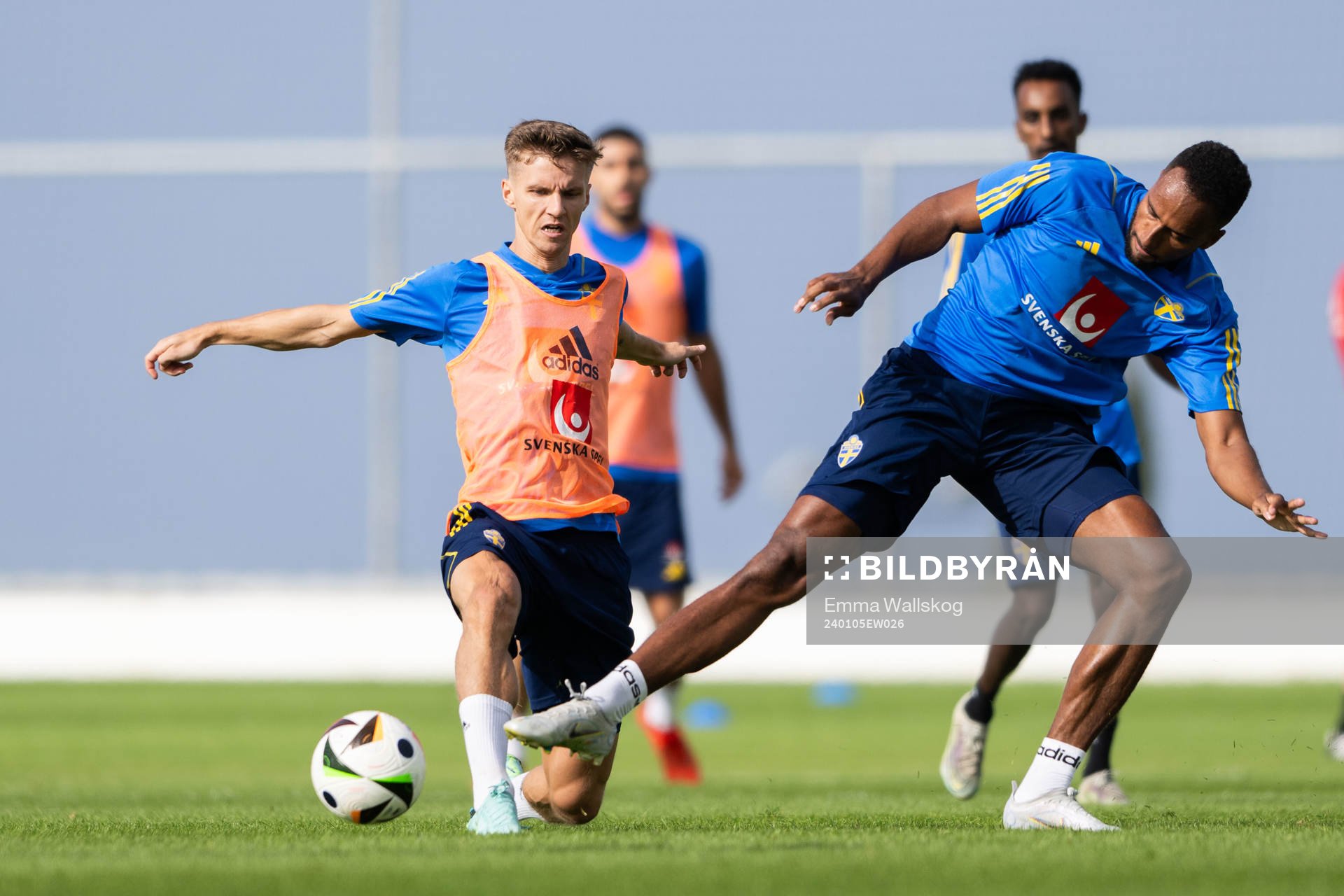 Samuel Leach Holm and Isaac Kiese Thelin of the Swedish