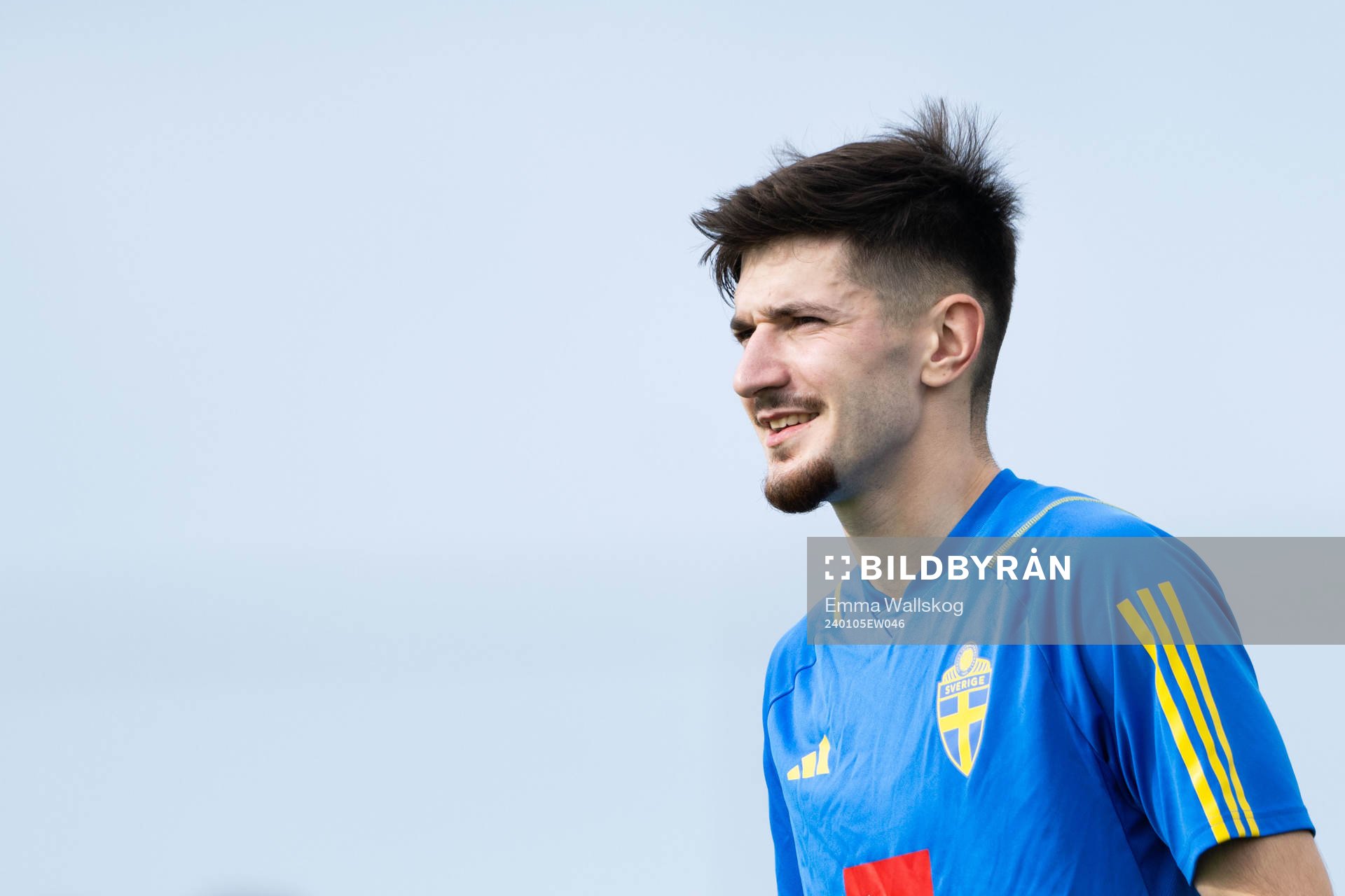 Armin Gigovic of the Swedish men's football national team