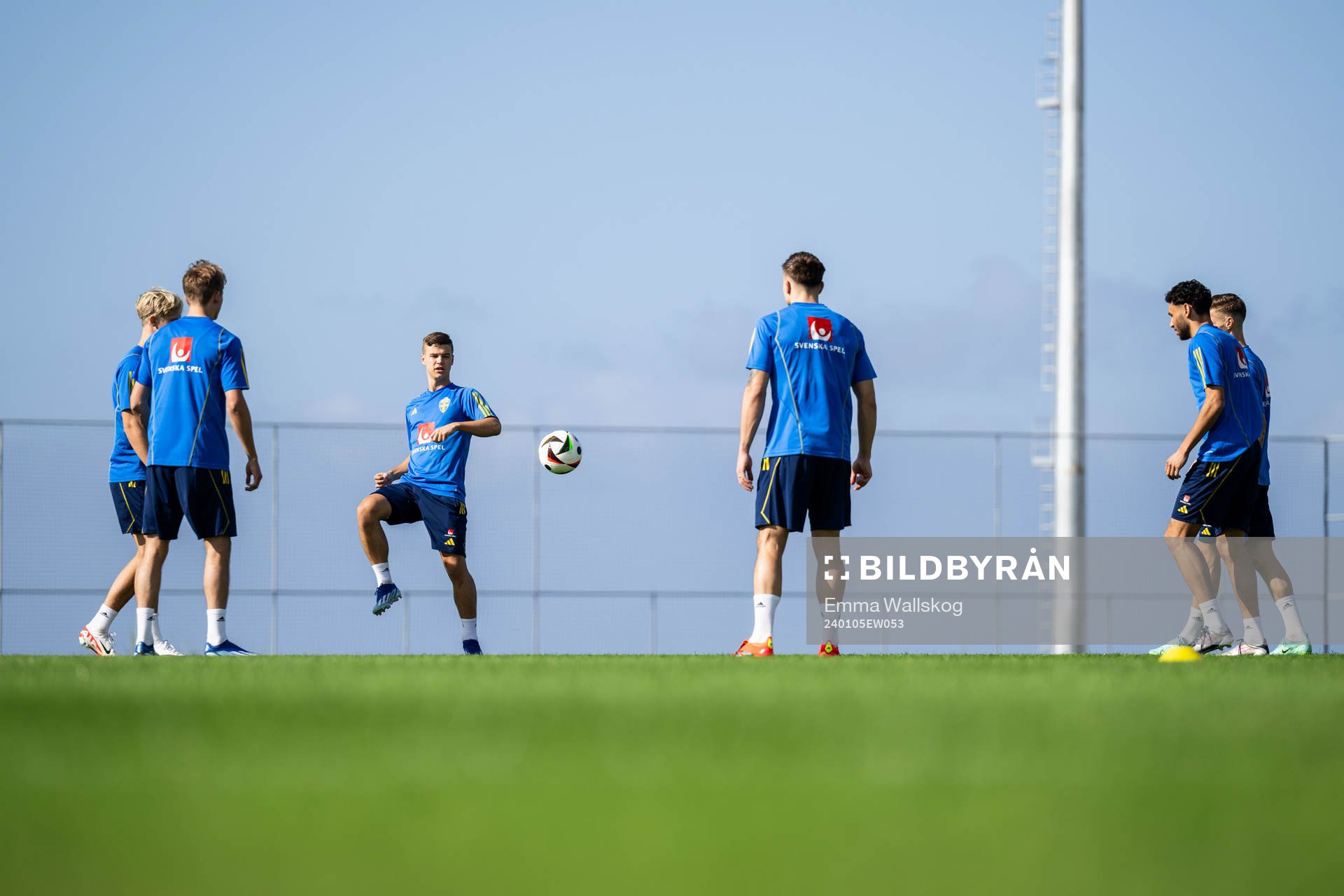 Samuel Dahl of the Swedish men's football national team at