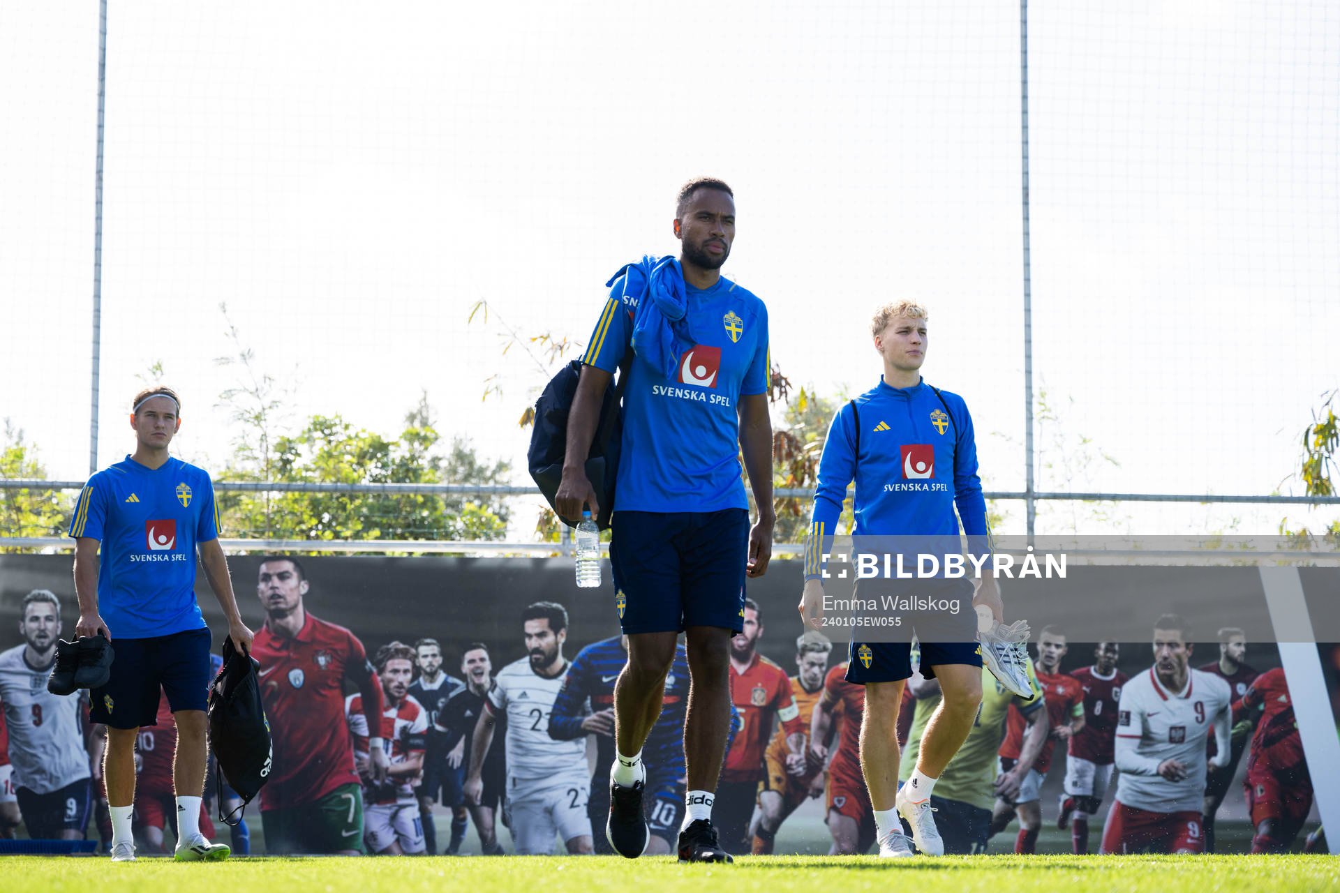 Markus Karlsson, Isaac Kiese Thelin and Victor Larsson of