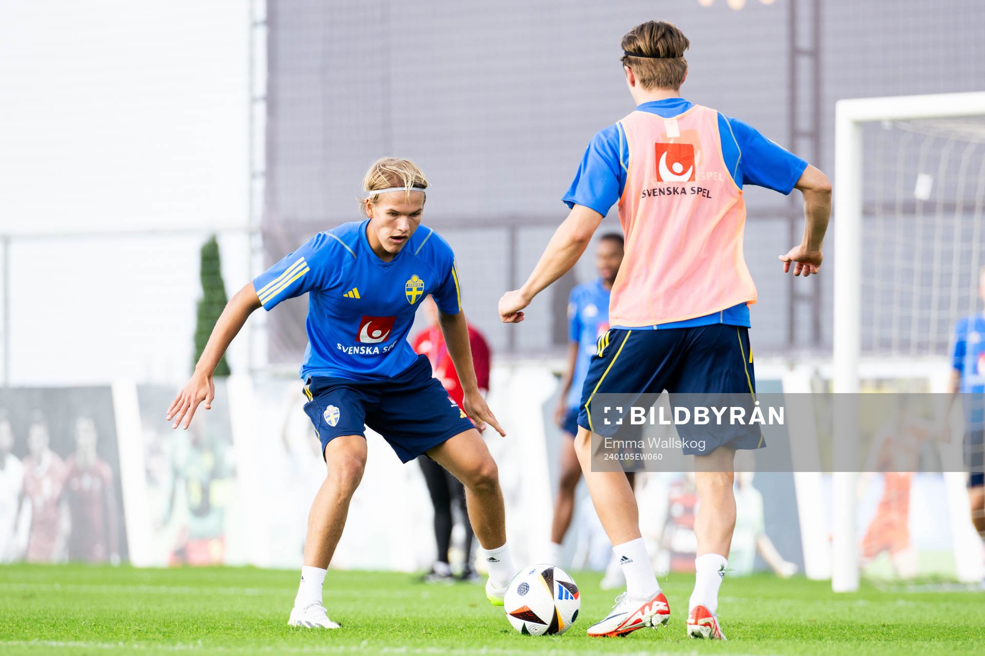 Markus Karlsson of the Swedish men's football national team