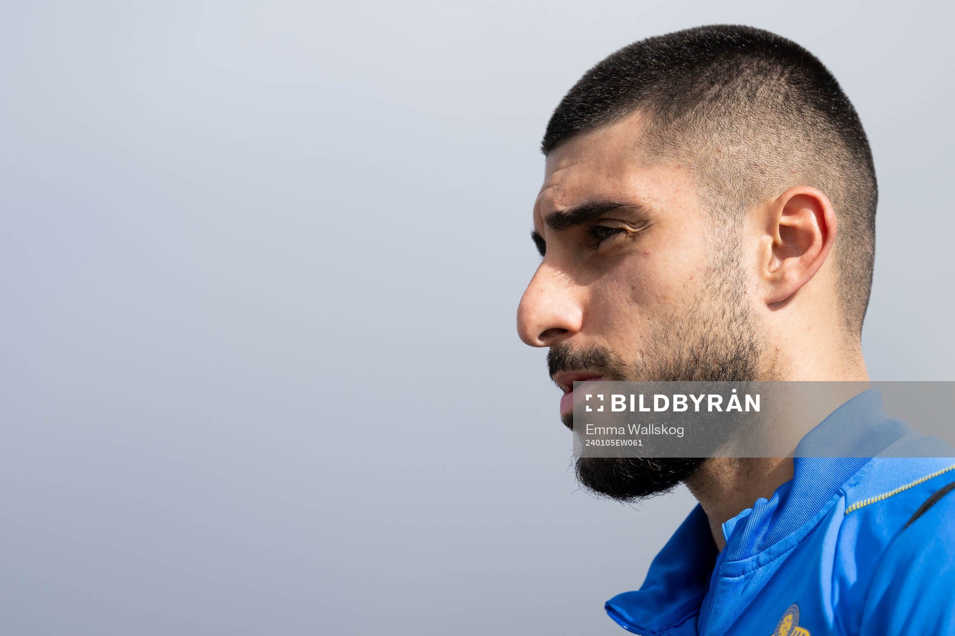 Rami Al Hajj of the Swedish men's football national team in