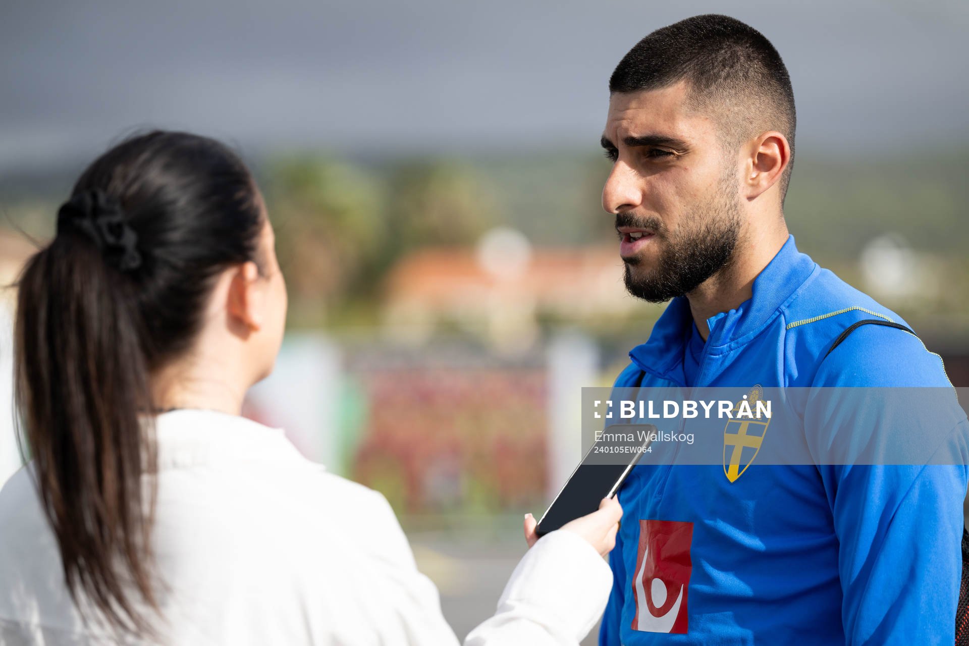 Rami Al Hajj of the Swedish men's football national team in