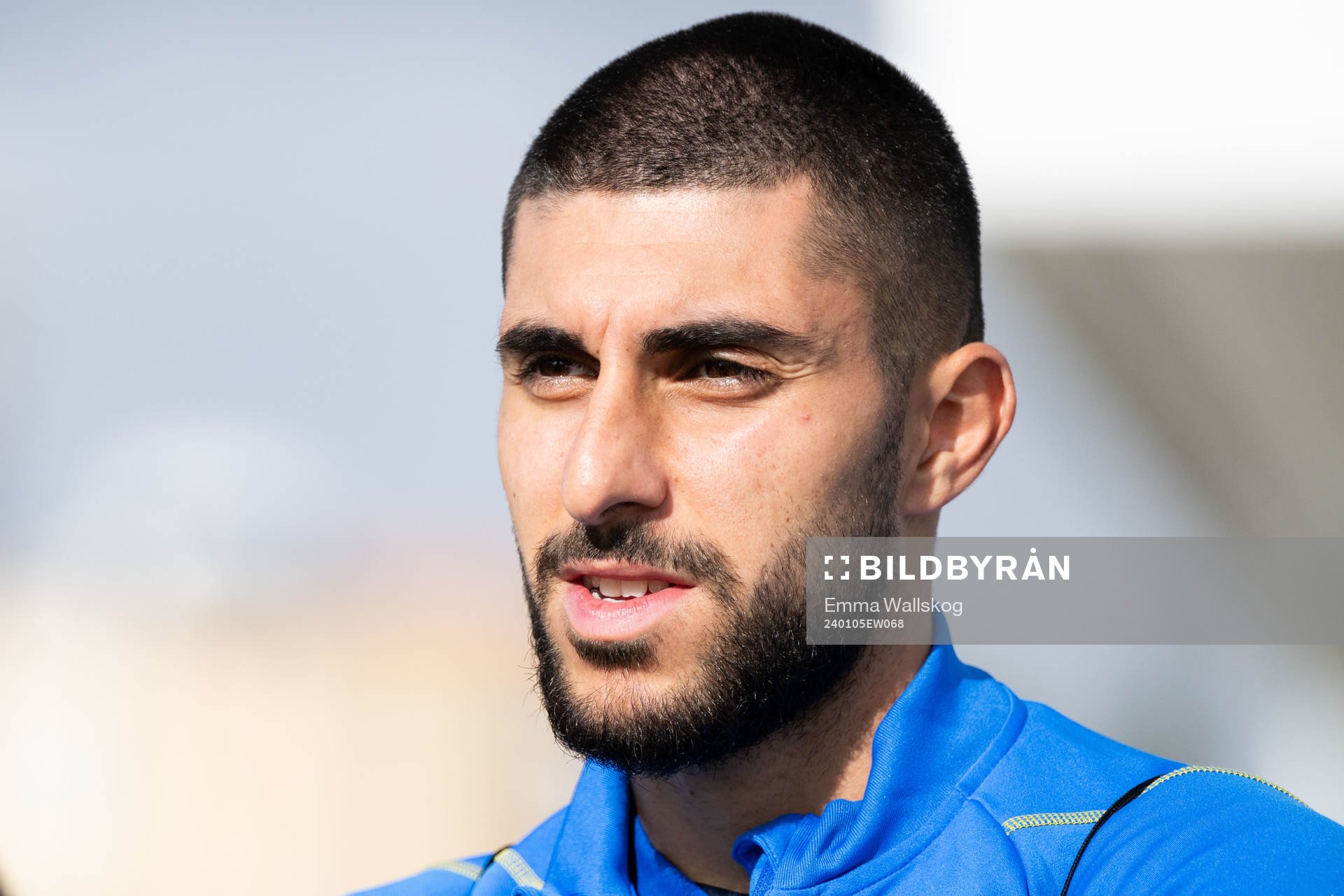 Rami Al Hajj of the Swedish men's football national team in