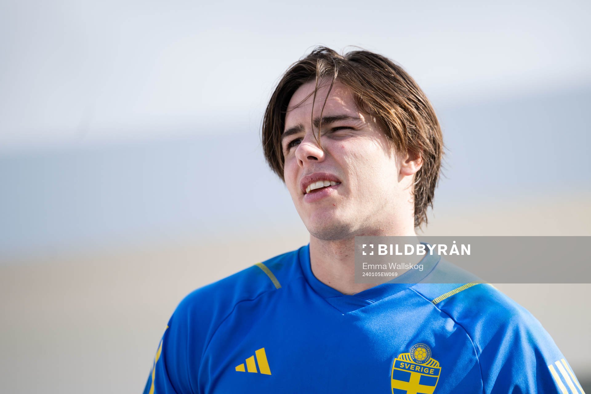 Goalkeeper Jacob Widell Zetterström of the Swedish men's