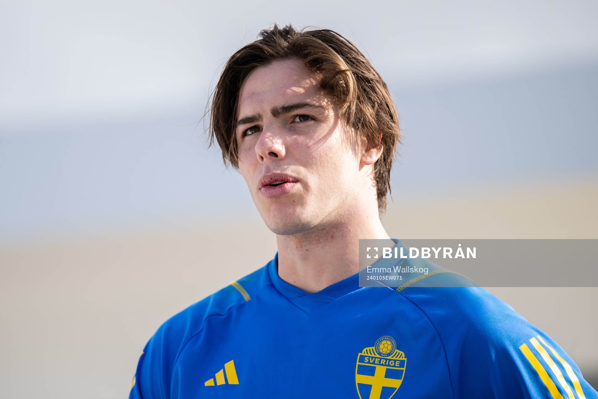 Goalkeeper Jacob Widell Zetterström of the Swedish men's