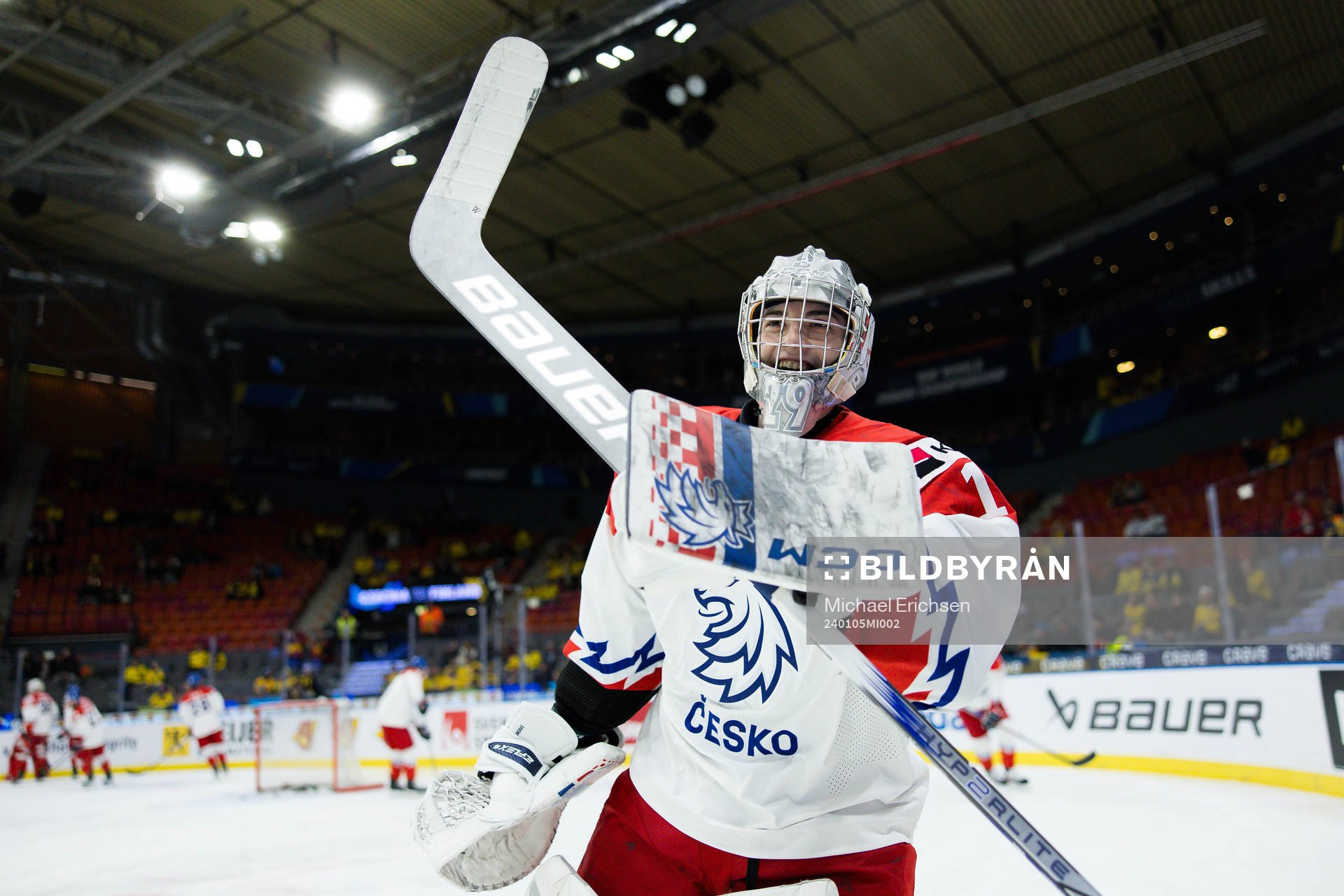 Goaltender Jakub Vondras of Czech Republic