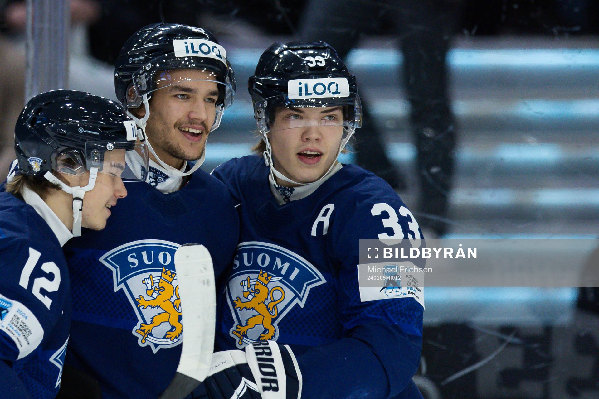 Jani Nyman of Finland celebrates the 0-2 goal