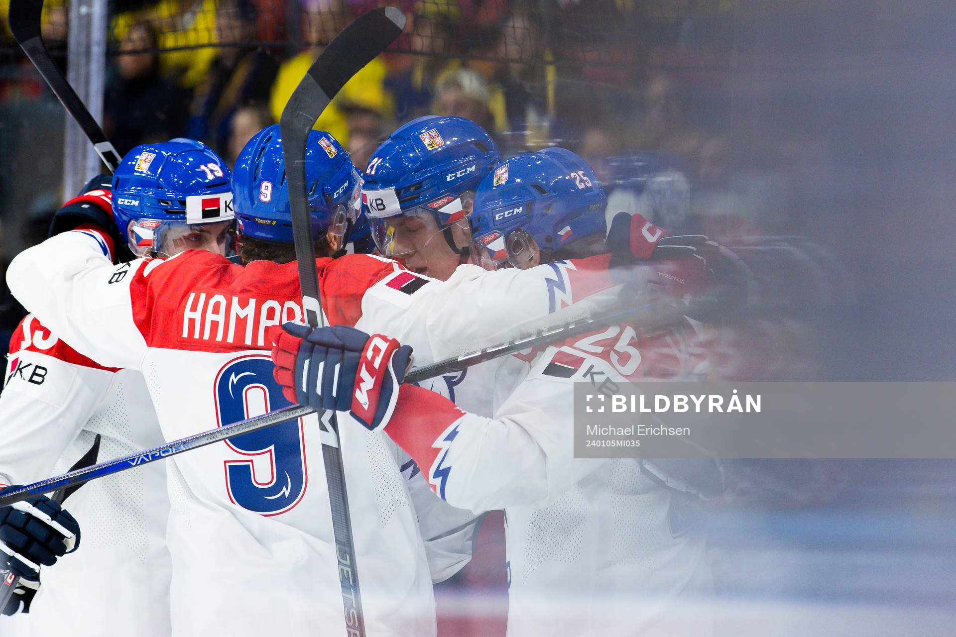 Jakub Stancl of Czech Republic celebrates the 2-2 goal