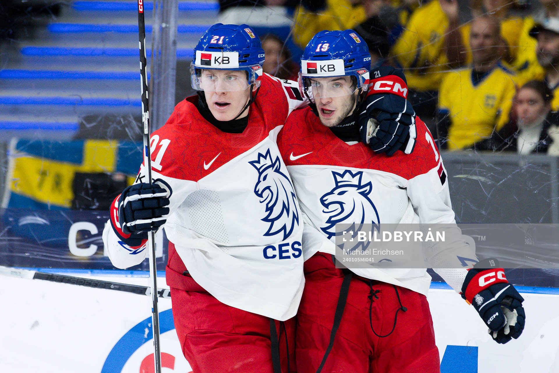 Ondrej Becher of Czech Republic celebrates