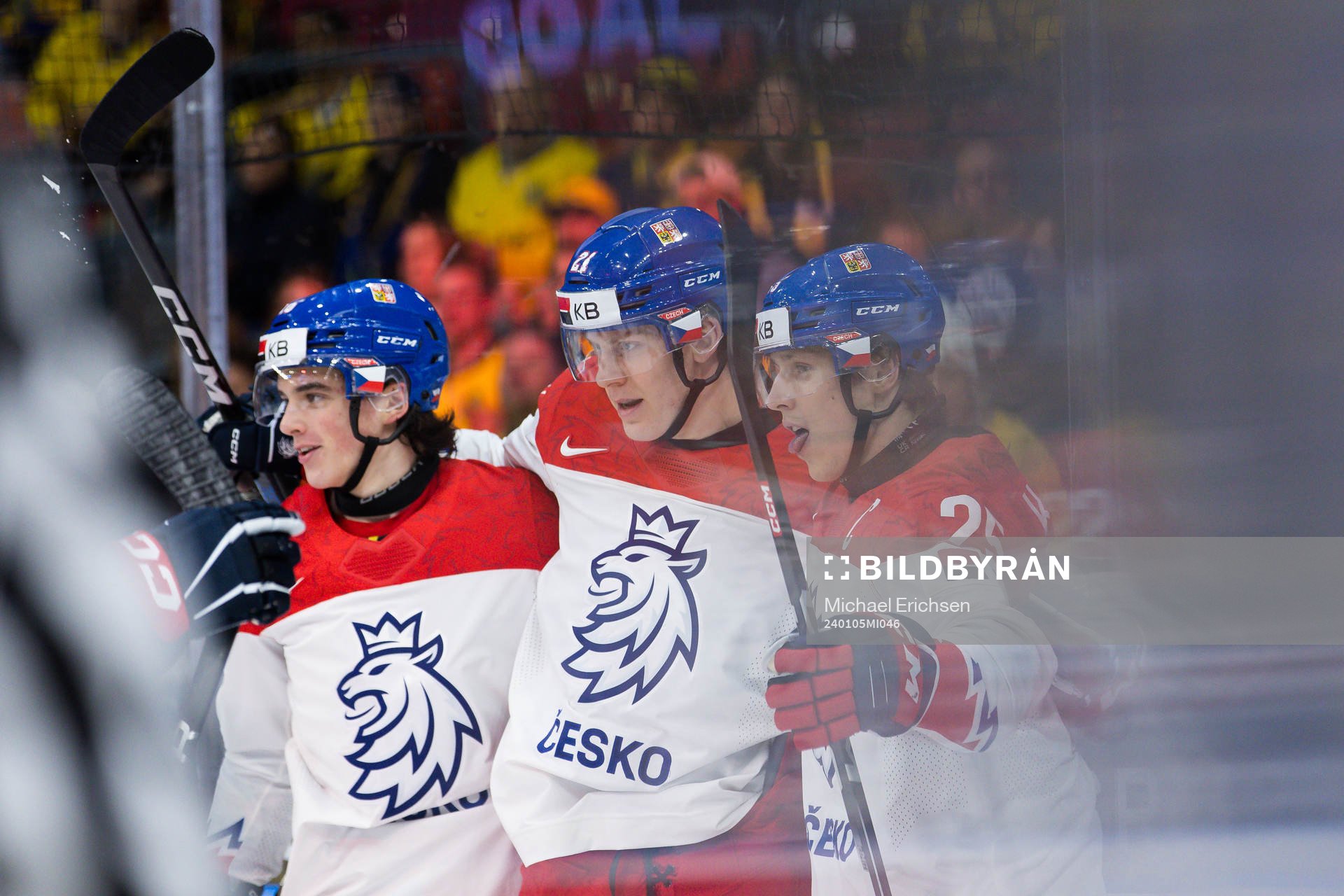 Jakub Stancl of Czech Republic celebrates
