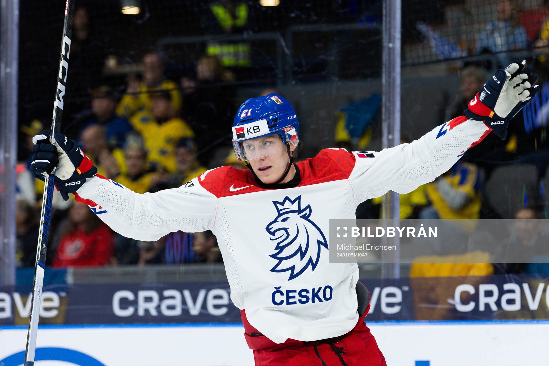 Jakub Stancl of Czech Republic celebrates