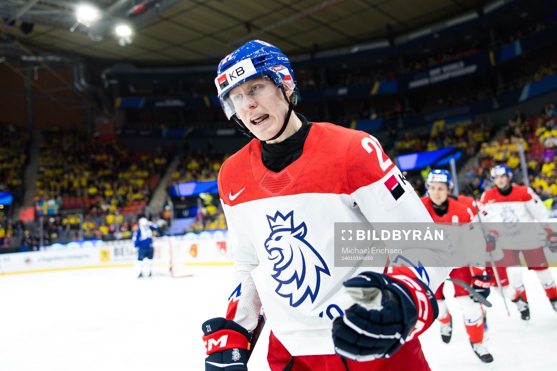 Jakub Stancl of Czech Republic celebrates