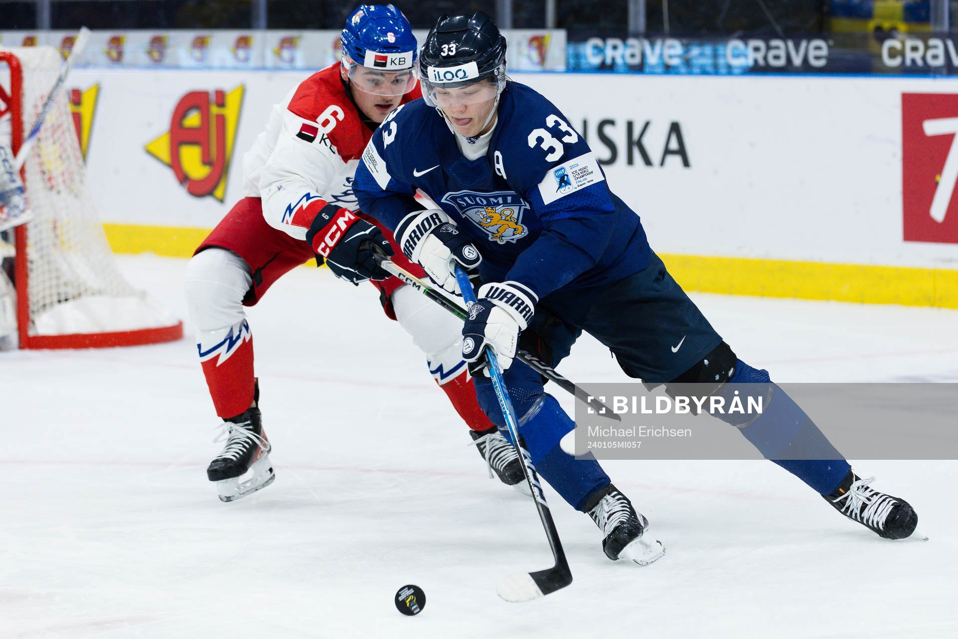 Ales Cech of Czech Republic and Jani Nyman of Finland